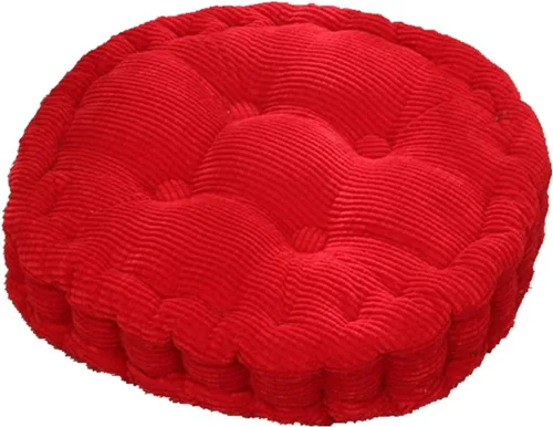 Vista 5 de Cojines redondos cómodos para silla de 15 pulgadas de profundidad. Cojín suave para asiento de oficina