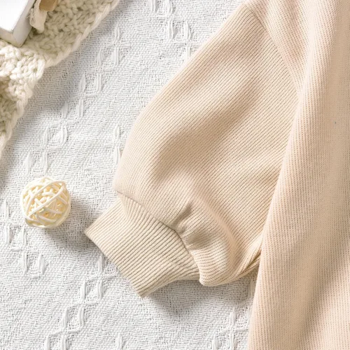 Vista 6 de Unutiylo Enterizo unisex de manga larga con cremallera y capucha para bebés y niñas