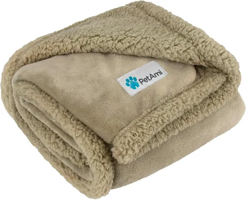 Vista 18 de PetAmi Manta para perros pequeños y medianos, manta de cama para mascotas, gatos, cachorros, gatitos, funda de vellón para muebles, protector