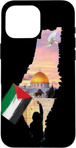 Vista 19 de Boy Hold Palestine Map Flag Jerusalem's City Palestinians Case for iPhone 17