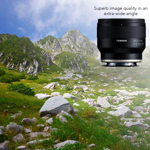 Vista 7 de Tamron 24mm F/2.8 Di III OSD M1:2 Lente para Cámara Sony Full Frame/APS-C E-Mount Mirrorless 2 macro, filtro de 2.638 in, 7.58 oz, resistente a