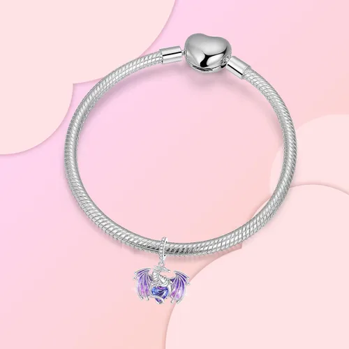 Vista 300 de Abalorios de plata de ley 925 con letras de la A ~ Z, para pulseras, collares, Día de San Valentín, Día de la Madre, joyería regalos para mujeres
