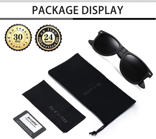 Vista 5 de Joopin Gafas de sol cuadradas polarizadas con protección UV para hombre y mujer