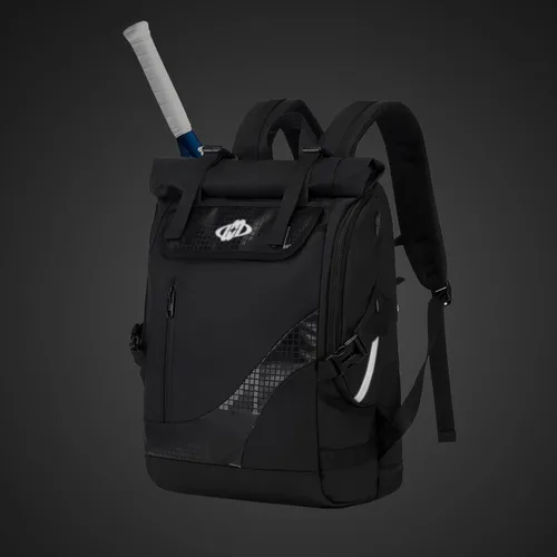 Vista 6 de UMGG - Mochila de tenis para mujeres y hombres con capacidad para 2 raquetas con compartimento para zapatos, mochila grande de pickleball