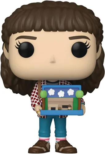 Vista 2 de POP [Stranger Things - Eleven with Diorama [Season 4] Figura de vinilo de Funko (paquete con funda protectora de caja compatible), multicolor, 3.75