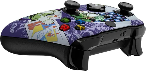 Vista 6 de eXtremeRate Carcasa frontal con diseño de tarjetas de payaso para el controlador Xbox One SX, kit de repuesto de cubierta frontal suave al tacto