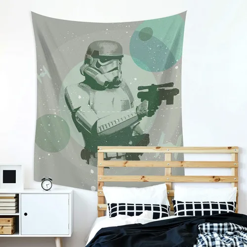 Vista 5 de RoomMates Tapiz de pared de halcón milenario de Star Wars por RoomMates, RMK3984TAP