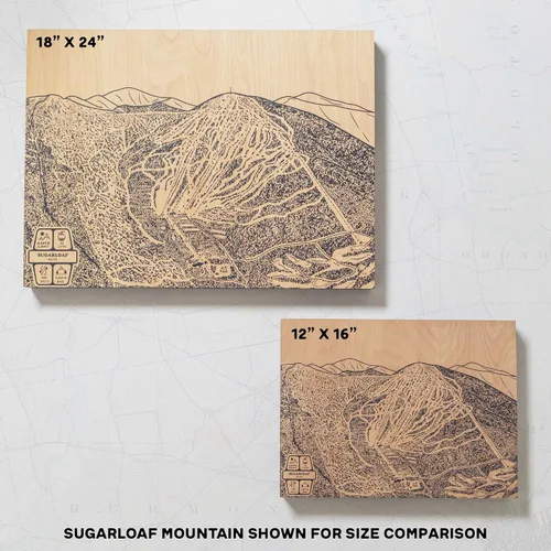 Vista 3 de Sierra at Tahoe California Ski Trail Map