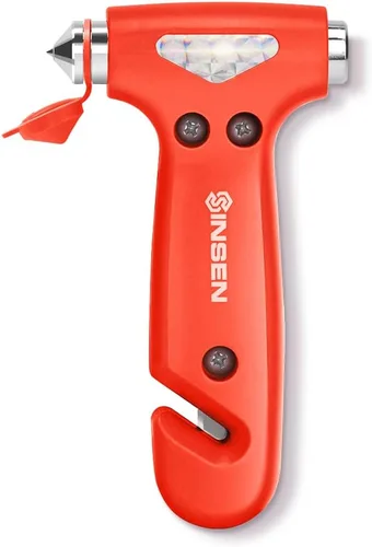 Vista 13 de SENSEN - Cortador de cinturón de seguridad para automóvil, herramienta de emergencia para romper vidrio, kit de escape de martillo de seguridad, 3