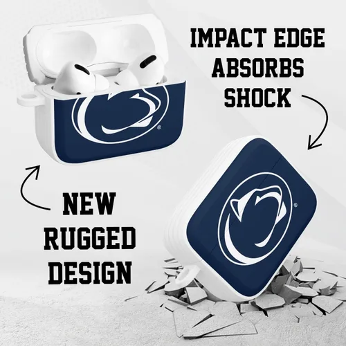 Vista 2 de Affinity Bands Penn State Nittany Lions HDX - Funda compatible con Apple AirPods Pro 1 y 2 (clásico)