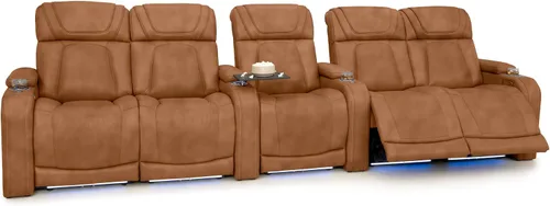Vista 37 de Seatcraft Caliente Asiento de cine en casa Tabaco Sillón Individual