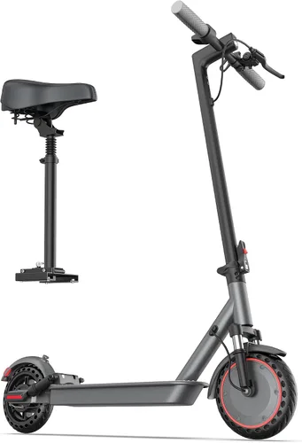 Vista 11 de Joyhis Electric Scooter for Adults with Seat, 15-21 Miles Range Scooters, 19Mph Escooter, 8.5"/10" Folding Scooters with APP Control, 350W/500W