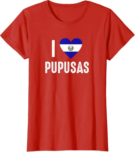 Vista 98 de Camiseta I Love Pupusa from El Salvador