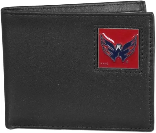 Vista 10 de Siskiyou Sports NHL Cartera de cuero genuino biplegable