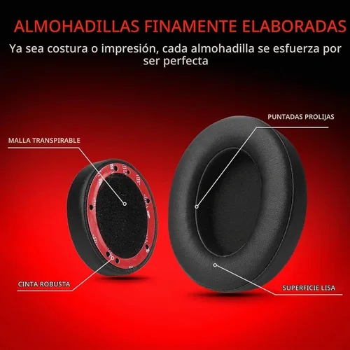 Vista 4 de Krone Kalpasmos Beats Studio 3 Almohadillas de repuesto para los oídos