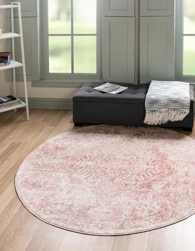 Vista 30 de Unique Loom Oxford Collection Alfombra de área Bodleian (2' x 3' 1", rectangular, beige/marfil)