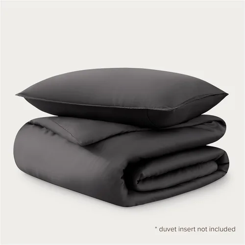 Vista 7 de Bare Home Tencel - Juego de funda de edredón - Lyocell derivado de eucalipto - Funda de edredón ultra suave de 2 piezas y fundas de almohada