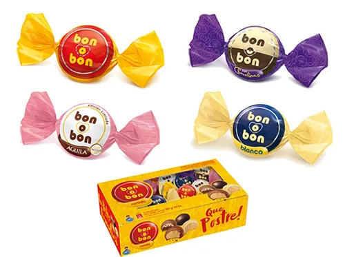 Vista 2 de Bon o Bon - Caja surtida de bombones de oblea cubiertos de chocolate 255 g (9.38 oz)