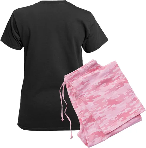 Vista 6 de CafePress Pijama oscuro de pastor alemán para mujer, ropa de dormir