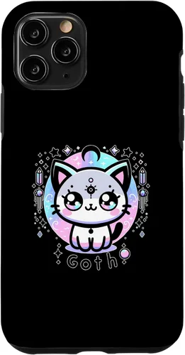 Vista 10 de iPhone 15 Kawaii Pastel Cat Ouija Creepy Occult Aesthetic Case