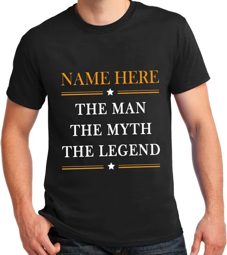 Vista 3 de PRINT9GIFT Camisa personalizada The Man The Myth The Legend Grandpa