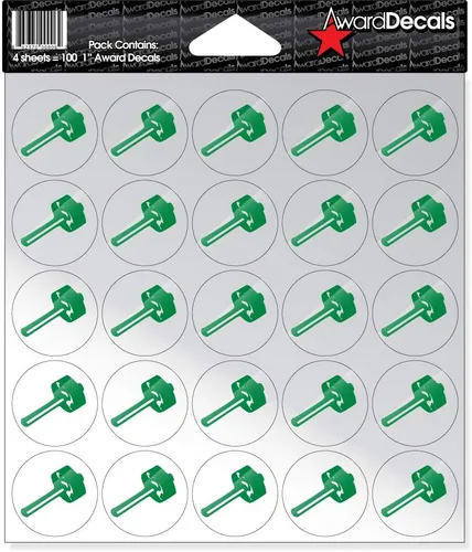 Vista 11 de Award Decals Sledgehammer (negro sobre transparente)