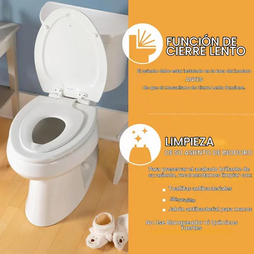 Vista 12 de Mayfair NextStep2 - Asiento de inodoro de cierre lento con asiento para orinal integrado para niños pequeños, desmontable, color blanco, redondo