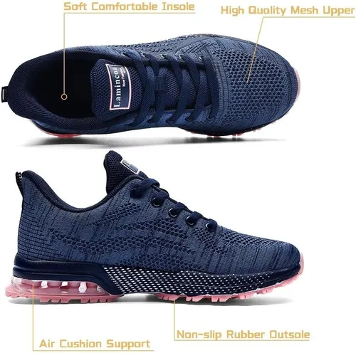 Vista 4 de Lamincoa Zapatos deportivos para correr, antideslizantes, para mujer