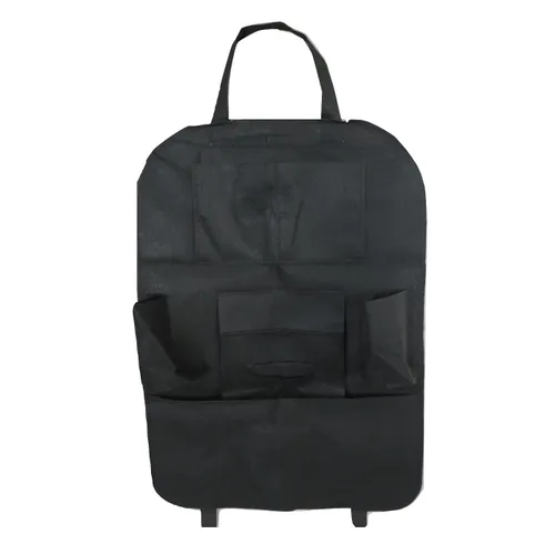 Vista 3 de TrendyLuz Bolsa de almacenamiento para asiento trasero de automóvil, organizador de viaje, organizador de viaje, bolsillos de protección