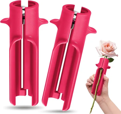 Vista 10 de Lasnten 1 Pieza Herramienta Peladora de Espinas de Rosa Removedor de Espinas para Rosas Herramienta Peladora de Hojas Limpiador Cortador de Tallo