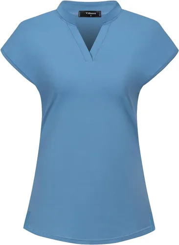 Vista 23 de Camisas de golf para mujer, polo, tenis, camisetas deportivas, camisetas de entrenamiento