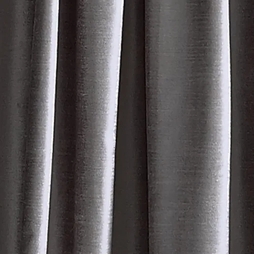 Vista 2 de Cortinas DKNY Modernas con Nudos de Terciopelo Forrado, Paneles Pares, 108", Carbón Gris antracita