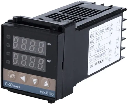 Vista 9 de REX-C100 Digital RKC PID Thermostat Temperature Controller Digital 240V REX-C100＋K Thermocouple Probe＋Heat Sink＋40A SSR(3pcs)