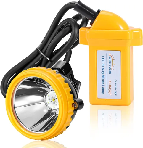 Vista 9 de Linterna frontal LED superbrillante para minería, recargable e impermeable, lámpara minera subterránea a prueba de explosiones para túnel, mina