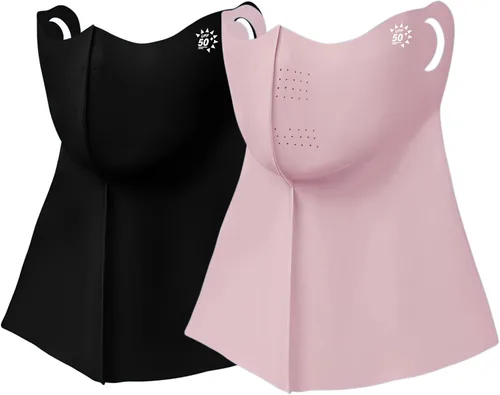 Vista 11 de Summer Cooling Neck Gaiter Face Mask for Women, UPF 50+ UV Protection, Breathable Ice Silk Sun Protection Mask