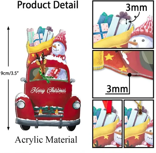 Vista 6 de Adorno de Navidad personalizado para jugador de fútbol; regalo personalizado para colgar en el árbol de Navidad 2D; gran idea de regalo