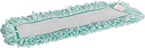 Vista 3 de Rubbermaid Commercial Products Almohadilla de polvo de microfibra comercial ligera con flecos, 18 pulgadas, verde, para limpiadores profesionales