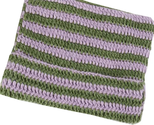 Vista 2 de Y2K - Gorro gótico de punto con orejas de gato para mujer, gorro de invierno kawaii hecho a mano para mujer