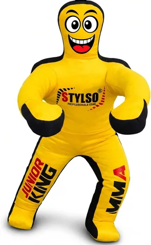Vista 12 de Maniquí de lucha libre sin relleno para niños – Maniquí de agarre juvenil BJJ, MMA, Jiu Jitsu y compañero de entrenamiento de judo – Compañero