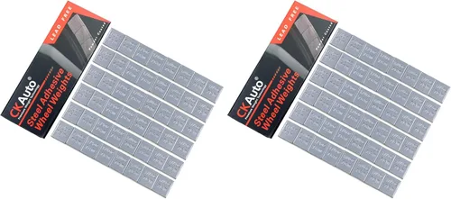 Vista 6 de CKAuto 1/4 oz, 0.25 onzas, negro, adhesivo adhesivo en pesos de rueda, tipo EasyPeel. Coches, camiones, SUV, motocicletas, autos RC. Perfil bajo, 12