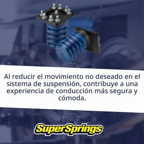 Vista 5 de SuperSprings SSR-307-40 SumoSprings Trasero para Dodge RAM 1500, Azul, 1000 libras.