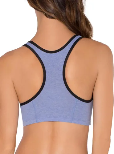 Vista 3 de Fruit of the Loom - Sujetador deportivo tipo camiseta para mujer que sostiene el busto, paquete económico