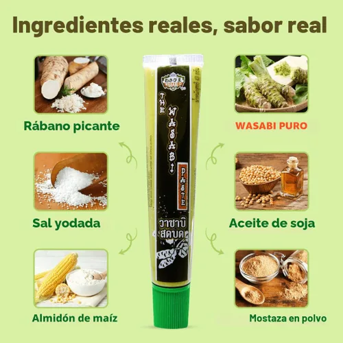 Vista 2 de Wasabi-O Pasta de wasabi premium en tubo, 1.52 onzas
