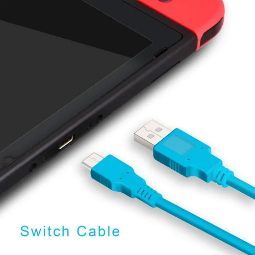 Vista 5 de HEATFUN Cargador USB C para Nintendo Switch, cable de carga rápida para Nintendo Switch, MacBook, Pixel C, LG Nexus 5X G5, Nexus 6PP9 Plus, One Plus
