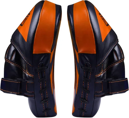 Vista 2 de DALLX Guantes deportivos con gancho y Jab curvados para entrenamiento de artes marciales, karate, kickboxing, muay thai, con correas ajustables