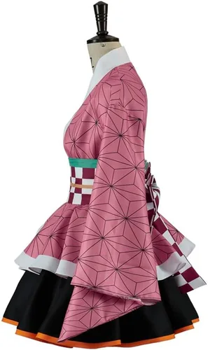 Vista 3 de ZIXUN Hashibira Inosuke - Disfraz de kimono para mujer