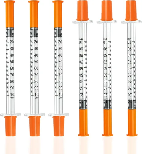 Vista 10 de Jeringas 0.0 fl oz 30G 5/16" (8mm), envueltas individualmente, caja de 100 jeringas de laboratorio