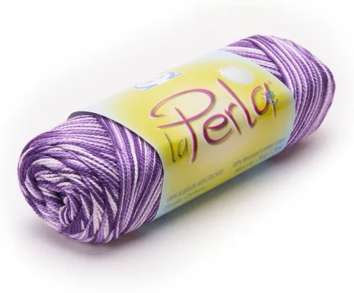 Vista 10 de LA Perla de Omega - Hilo Perle 100% algodón mercerizado ideal para ganchillo fino - Color: 01 - Blanco 601