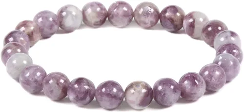 Vista 10 de Justinstones Gem - Pulsera elástica de cuentas redondas de piedras semipreciosas de 8 mm, unisex, de 17.78 cm Turmalina negra de grado A