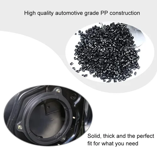 Vista 3 de Anillo de soporte de adaptador de altavoz de plástico negro de 6.5 pulgadas para Nissan / Infiniti